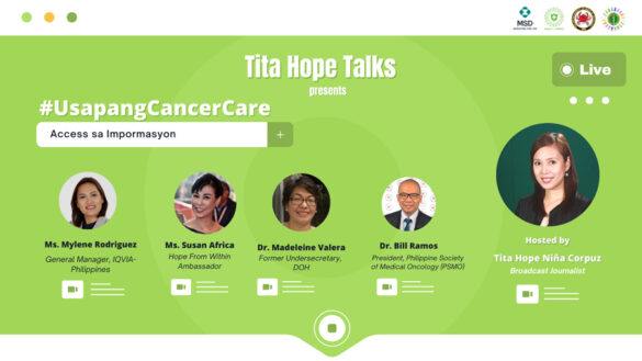 MSD’s advocacy campaign Hope From Within spearheads cancer conversation series; calls for better access to cancer care
