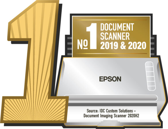 Epson is the No. 1 Document Scanner Company in the Philippines in 2019 and 2020