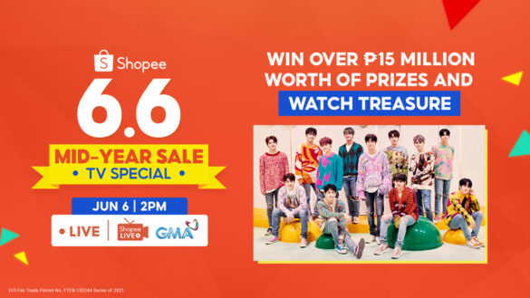 Win Over ₱15 Million Worth of Prizes and Catch Rising K-Pop Act Treasure at Shopee’s 6.6-7.7 Mid-Year Sale TV Special
