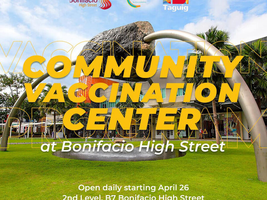 Over 14,000 Taguig Citizens inoculated in the Bonifacio High Street Community Vaccination Center