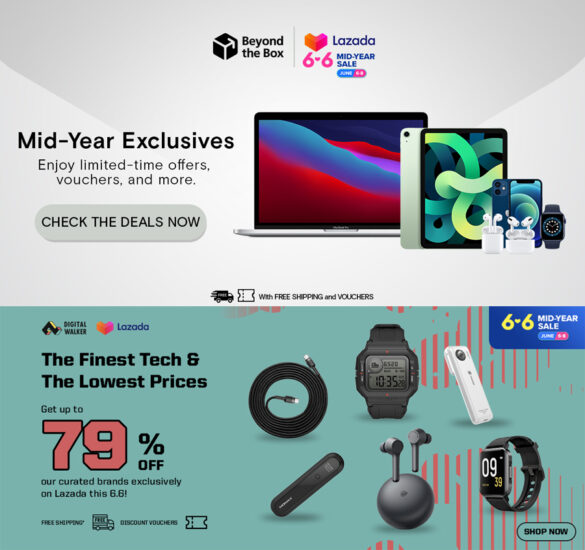 Up to 79% OFF on Beyond the Box and Digital Walker's best-selling brands on Lazada 6.6 Midyear Sale!