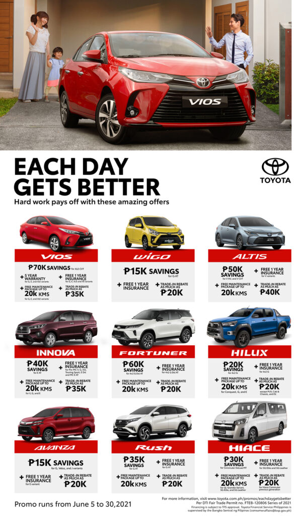 Each Day Gets Better this June with Toyota