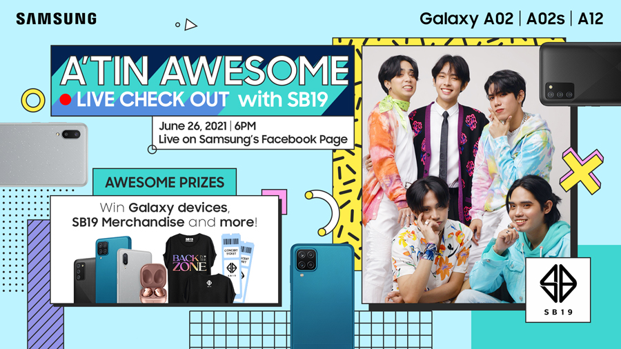 Join #TeamGalaxy SB19 at the SAMSUNG A’TIN Awesome event on June 26