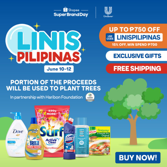 Unilever and Shopee partner for a Cleaner Future with "Linis Pilipinas" campaign