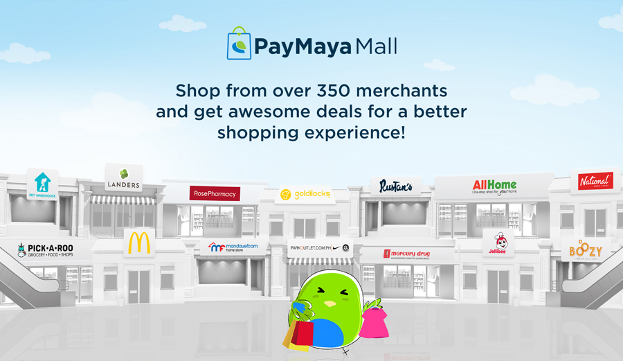 Over 350 trusted stores await online shoppers at PayMaya Mall