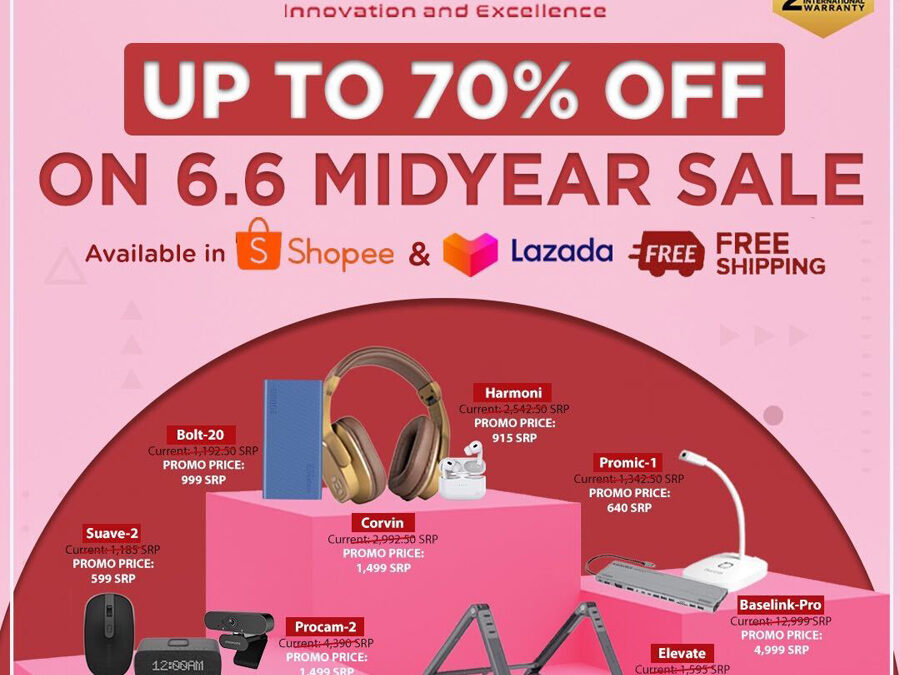 Promate goes live on Shopee and Lazada 6.6 Mid-Year Sale 2021