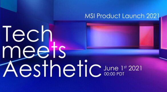 MSI TECH MEETS AESTHETIC Online New Product Launch
