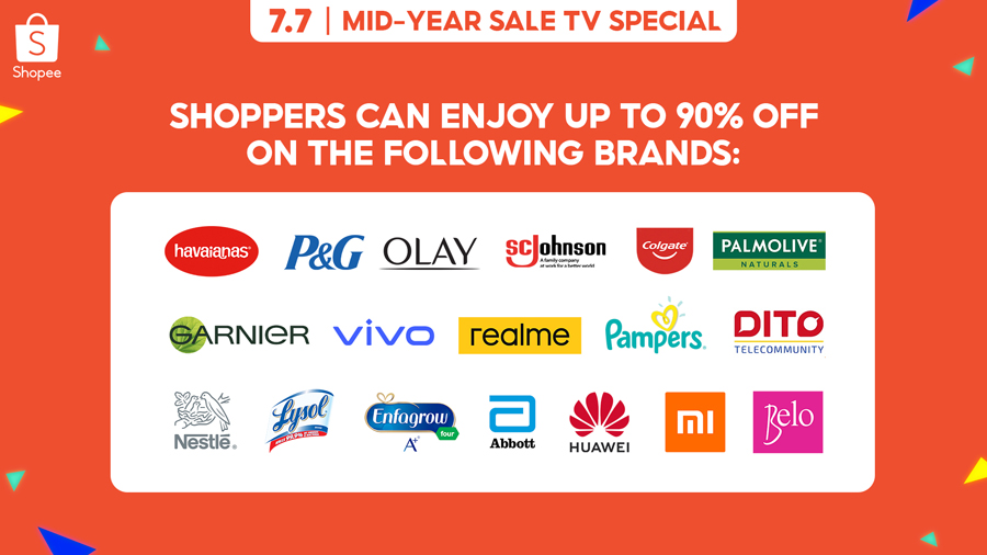 Get a Chance to Win ₱7 Million Worth of Prizes and Enjoy Performances from K-Pop Band Treasure, Spongecola, and Barbie Almalbis at Shopee 7.7 Mid-Year Sale TV Special