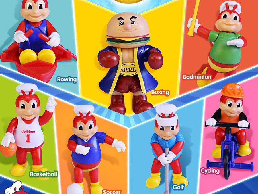 The new ‘J-ollympics’ Kiddie Meal toys lets kids play fun sports with Jollibee and Champ