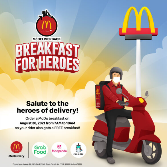 Celebrate the heroes of delivery this National Heroes Day through McDeliverBack