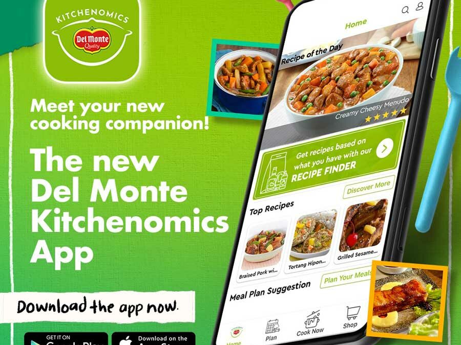 Del Monte Kitchenomics: recipes and cooking inspirations from the heart to the palm of your hands