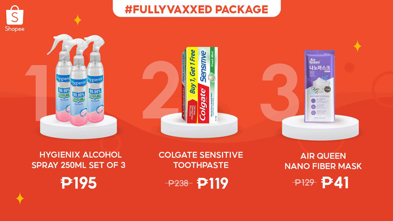 Get Protected, Be Rewarded! Check Out Shopee's #FullyVaxxed Package