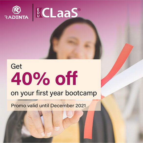 Radenta Technologies, one of the country’s leading IT solutions integrators, along with eduCLaaS Pte. Ltd., a subsidiary of Lithan Singapore, is offering a 40 per cent discount on digital learning courses from now until December 31, 2021.