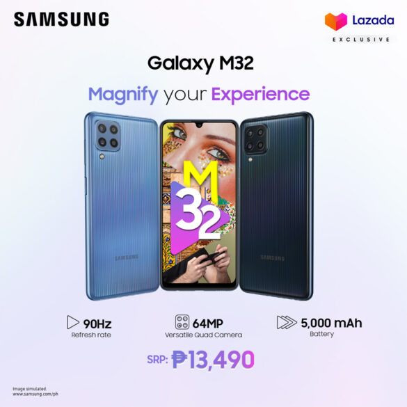 Celebrate wins and magnify experiences with the new SAMSUNG Galaxy M32 for only PHP 13,490