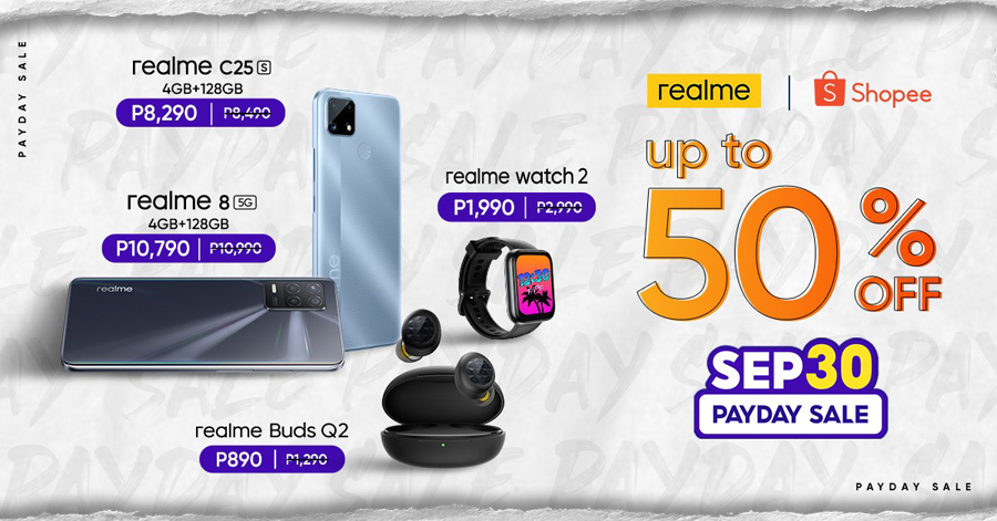 Get up to P8,000 OFF on the realme GT Master Edition, realme Book on September 30