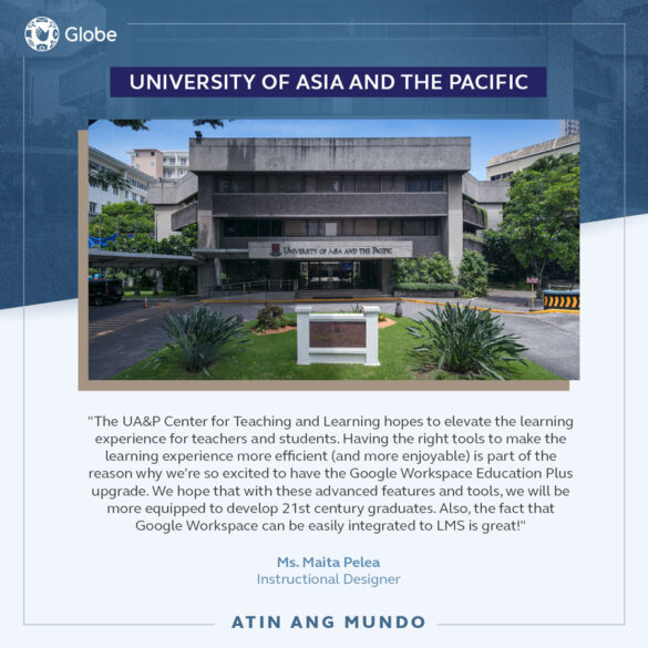UA&P taps Globe to make academic collaboration easier, keep online learning secure