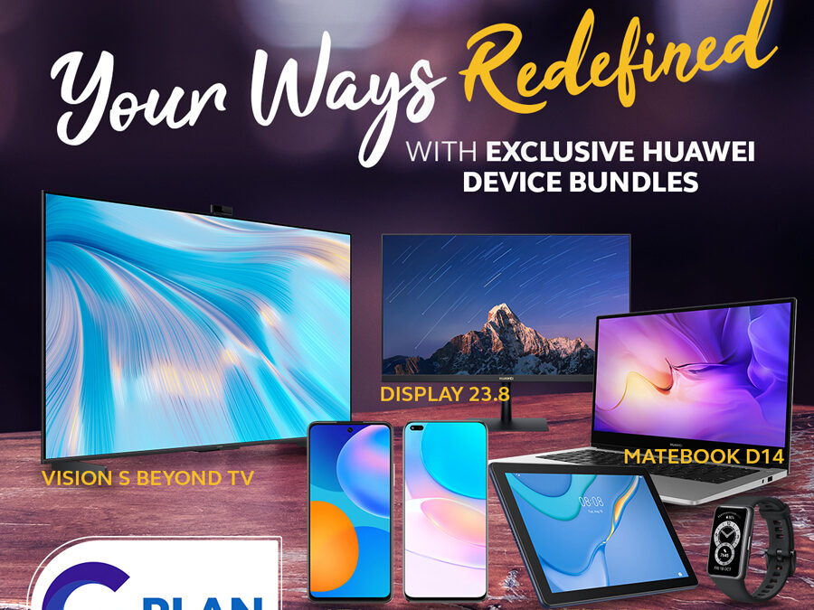 #RedefineWays with Exclusive Huawei Device Bundles with Globe’s GPlan