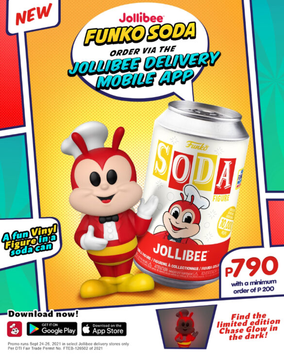 Get your hands on the new, limited-edition Jollibee Funko Soda!