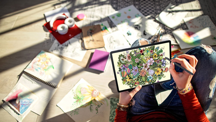 Make the most out of every day at home with the new Samsung Galaxy Tab S7 FE
