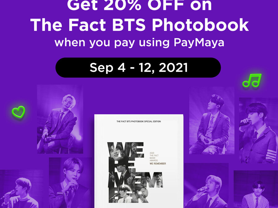 Here’s how you can get an exclusive discount on The Fact BTS Photobook with PayMaya!