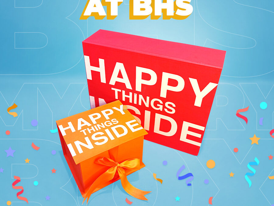 Unbox Happiness with your next purchase at Bonifacio High Street