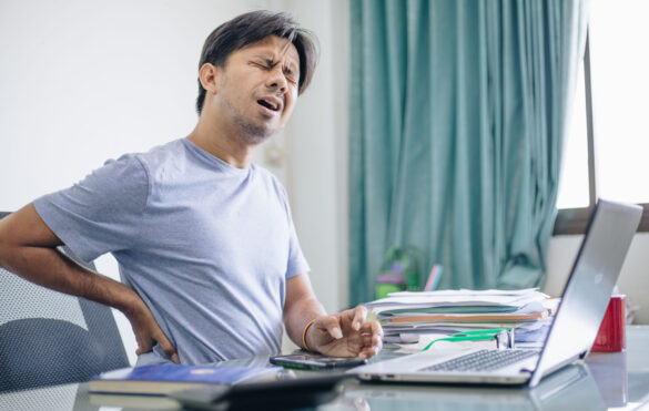 Working from home? Here are simple tricks to avoid back pain and tech neck