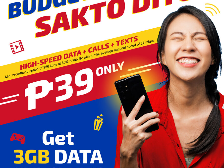 High-speed data for less: DITO launches DITO 39 and Starter Pack