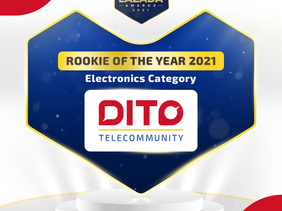 DITO Telecommunity named Rookie of the Year award at Lazada Awards