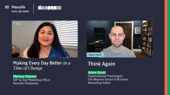 Manulife and IMMAP bring renowned psychologist, professor, and best-selling author Adam Grant to DigiCon POP 2021
