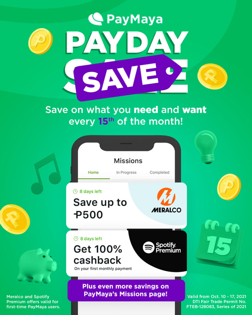 PayMaya Press Release: Turn PayDay Sales into PayDay Save with PayMaya