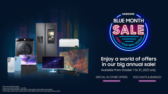 Open up your world to premium Samsung products, now on sale at the annual Blue Month Sale