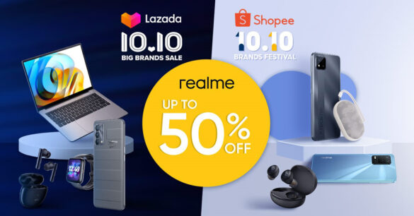 Upgrade your TechLife and score up to P7,000 off on realme devices this 10.10