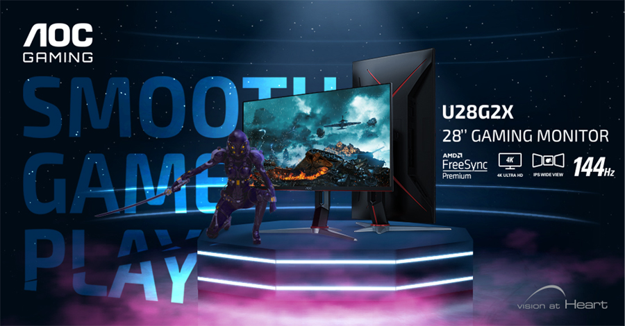 AGON U28G2X Monitor Promises Immersive 4K Gaming Experience this Holiday Season