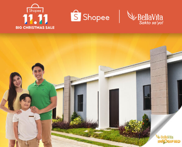 BellaVita is giving away 2 House and Lot units in the Shopee 11.11 Big Christmas Sale TV Special!
