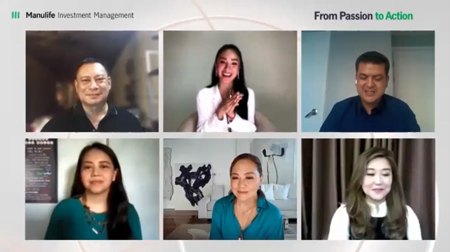 Turn passion into action: Heart Evangelista and successful business leaders share investment and financial tips at Manulife Investment Management’s webinar