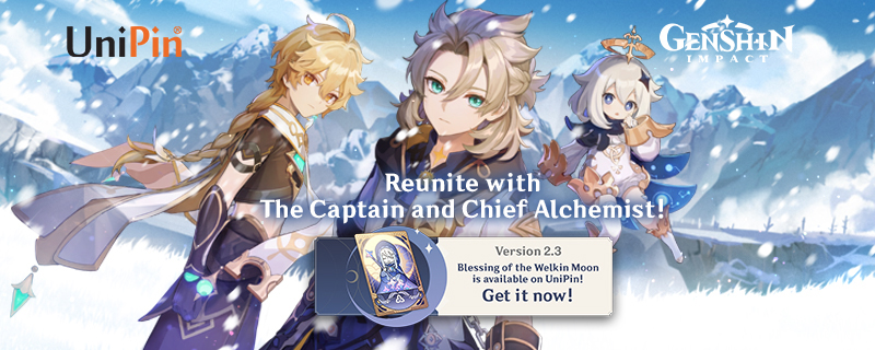 Genshin Impact Players Get Ready, the Blessing of The Welkin Moon is Now Available at UniPin