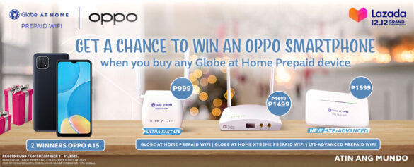 Connect with loved ones this holiday season with Globe At Home and OPPO