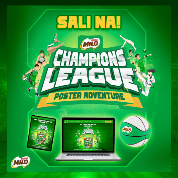 MILO invites kids to build an active world at home with the new Champions League Poster Adventure
