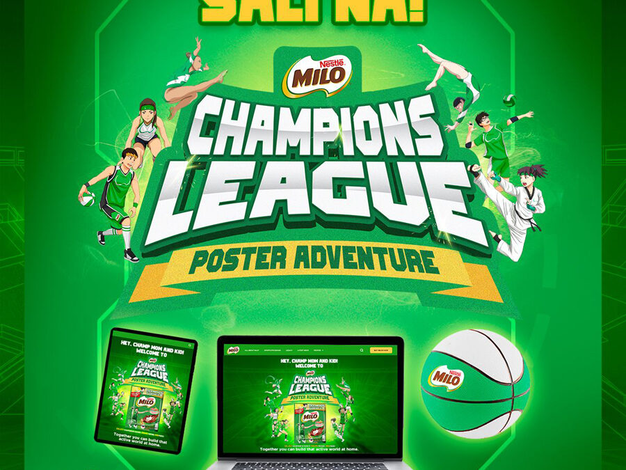 MILO invites kids to build an active world at home with the new Champions League Poster Adventure
