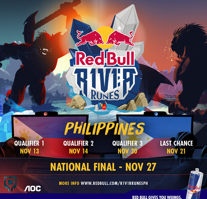 Claim Your Spot As The Rightful Ruler of The River as Red Bull R1V1R Runes Holds 3rd Tournament in the PH