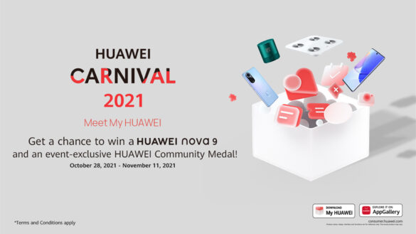 The Official Launch of The My Huawei App Brings Exclusive Activities, Prizes and Deals During The Huawei Carnival 2021!