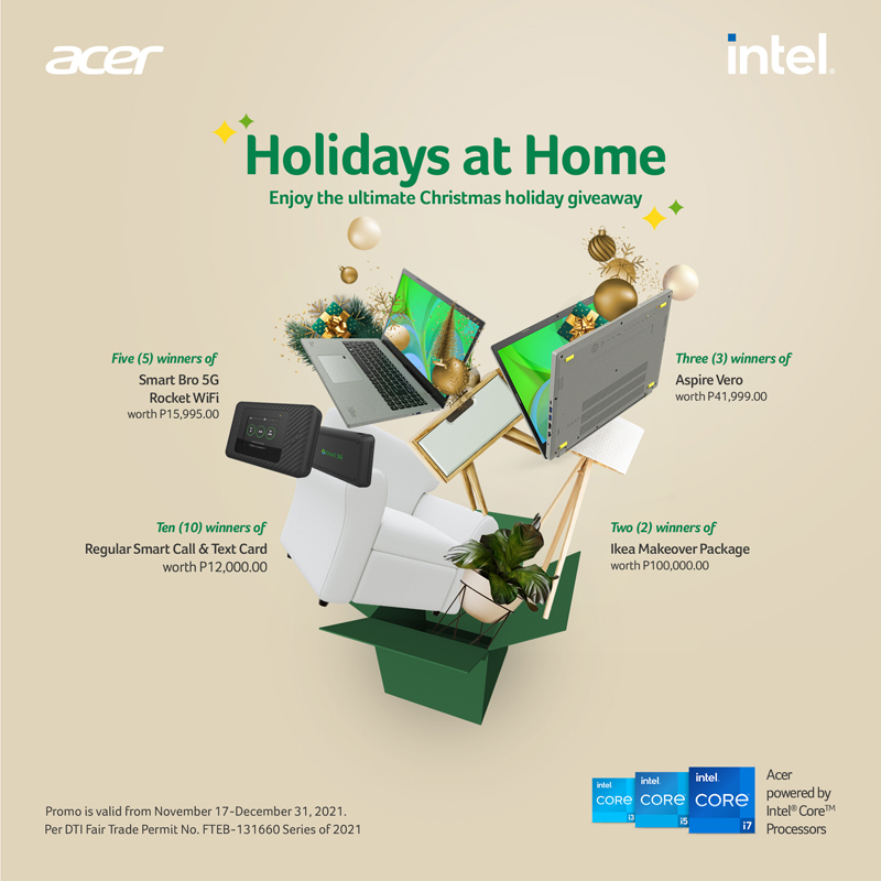 Acer's 'Holidays at Home' Raffle Promo will give you the IKEA home makeover of your dreams