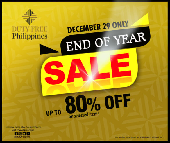 DUTY FREE Philippines Fiestamall to Hold Its Grandest Year-End Holiday “Pasalubong” Sale