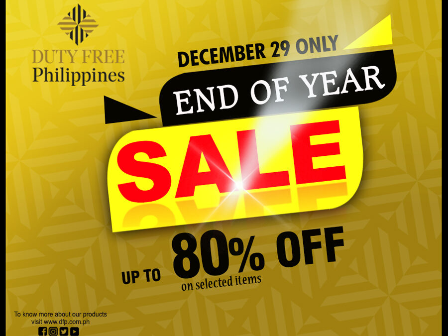 DUTY FREE Philippines Fiestamall to Hold Its Grandest Year-End Holiday “Pasalubong” Sale