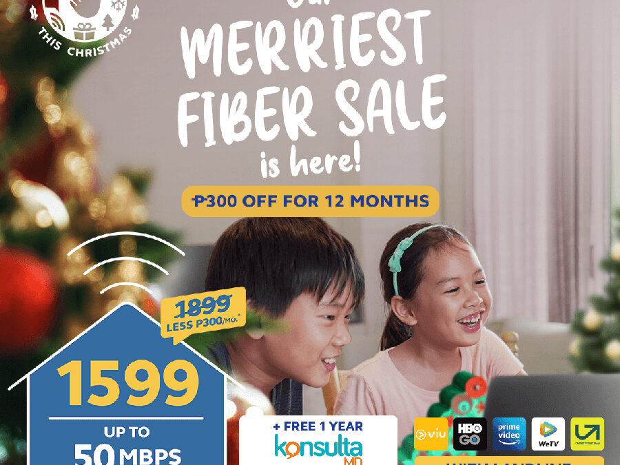 Enjoy Globe At Home’s Merriest Fiber Sale for More Wins For All this Christmas