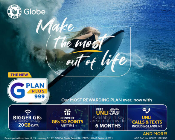 Make the most out of your life with the most rewarding Globe mobile plan—GPlan Plus