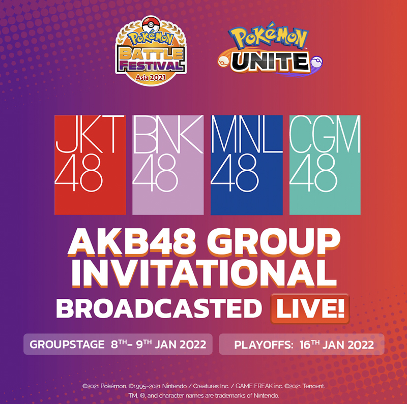 Pokémon Battle Festival Asia 2021 challenges idol groups and regional influencers