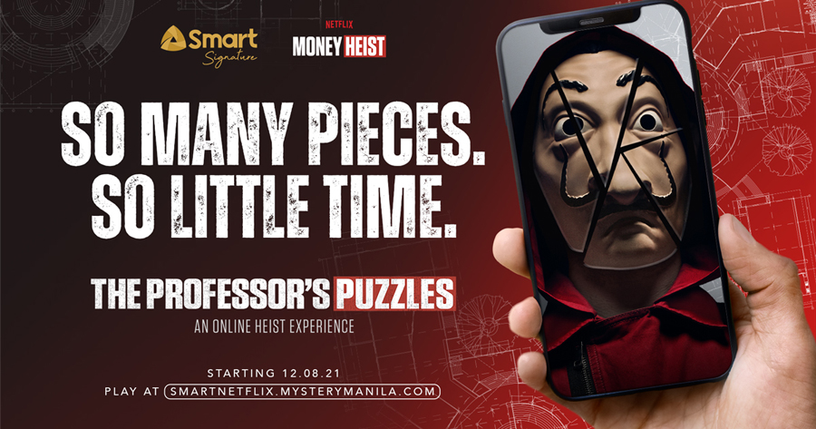 Race against time in this Money Heist -themed Escape Room with Smart Signature and Mystery Manila