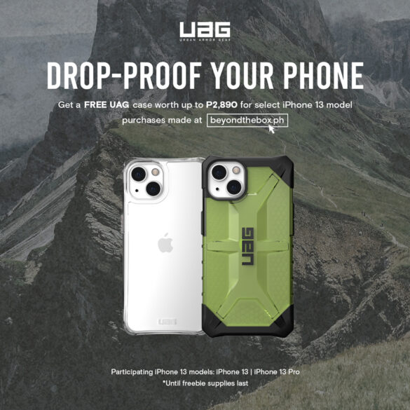Get a FREE UAG or Speck Case for select iPhone 13 model purchases at Beyond the Box