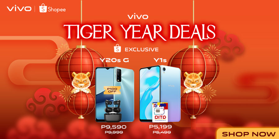 Bring in prosperity and good fortune at vivo’s Tiger New Year Sale on Shopee